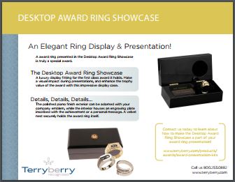 Award Ring Showcase Brochure