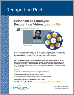 Recognition Reel Brochure